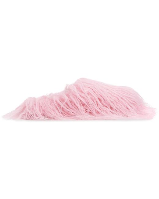 Marni Black Ssense Exclusive Pink Fussbett Sabot Loafers