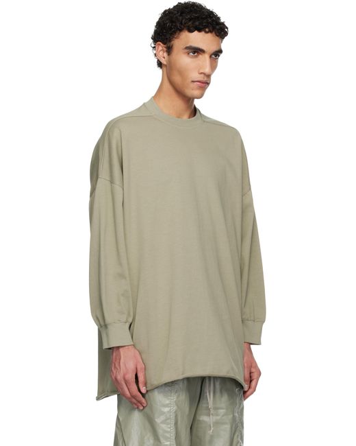メンズ Rick Owens グリーン Hollywood Tommy Ls スウェットシャツ Multicolor