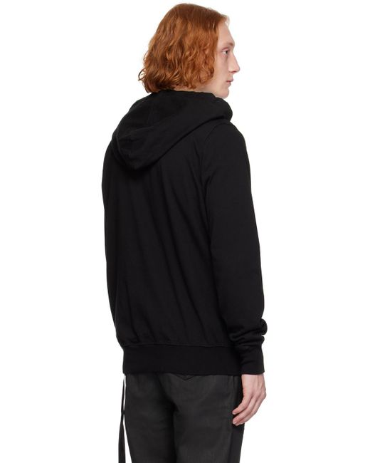 【RICK OWENS】DRKSHDW ブラック Porterville Jason フーディ Black Porterville Jason Hoodie by Rick Owens DRKSHDW on Sale