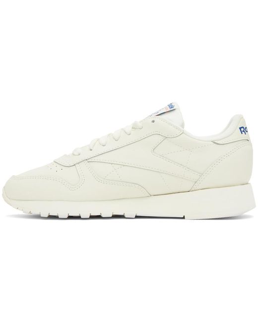 Reebok Black Off-white Classic Leather Sneakers for men