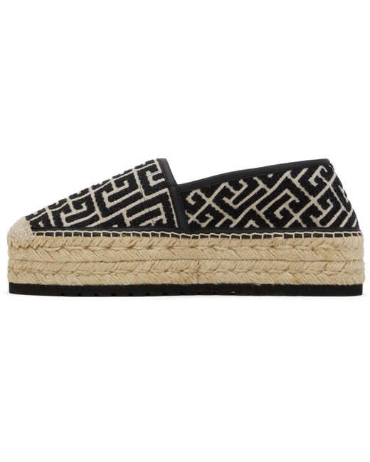 Balmain Black Espadrillas for men