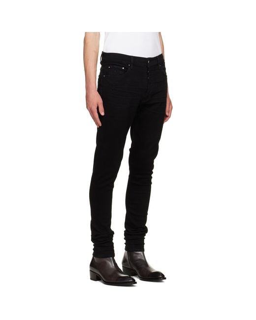 Amiri Black Stack Jeans for men