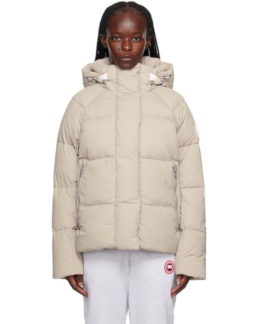 Canada Goose Natural Taupe Junction Down Jacket