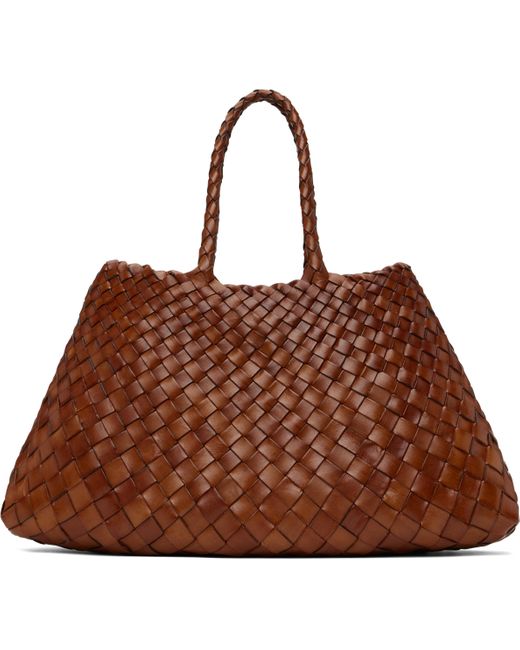 Dragon Diffusion タン スモール Santa Croce トートバッグ Brown