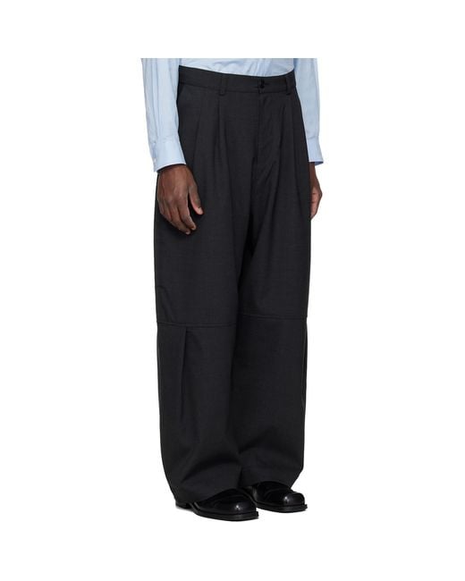 SAGE NATION Black Zushi Trousers for men