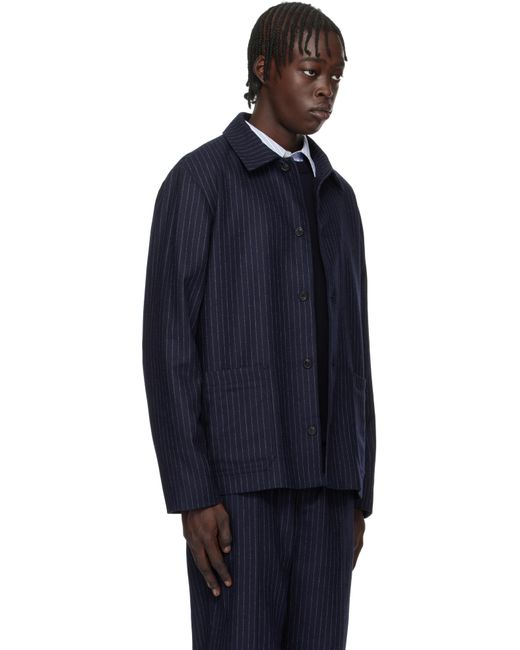 A.P.C. Blue Kerlouan Doublée Jacket for men