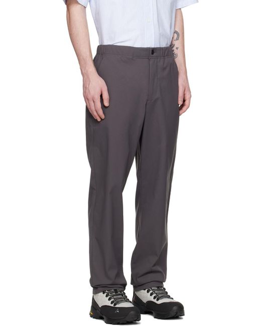Norse Projects Gray Ezra Trousers for men