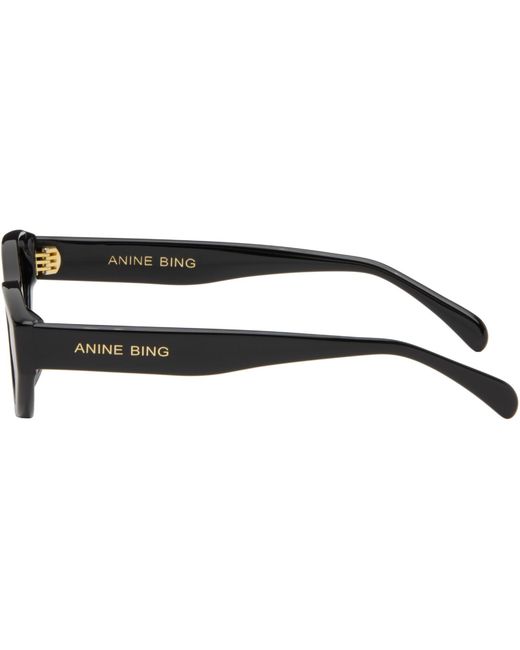Anine Bing Black Nice Sunglasses