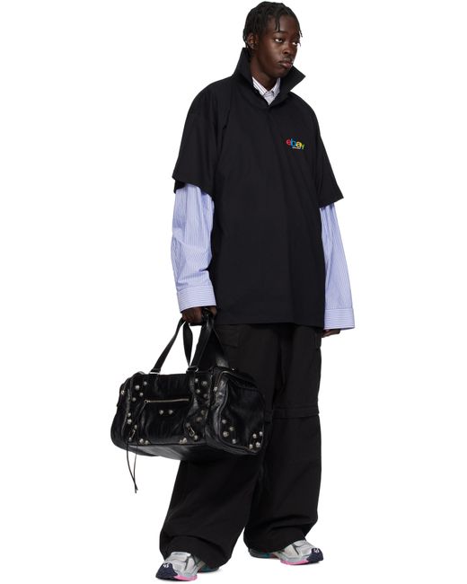 メンズ Balenciaga Ebayエディション ブラック ポロシャツ ブラック | Lyst