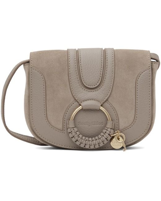 See By Chloé Black Taupe Mini Hana Bag