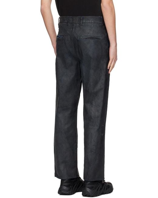 DIESEL Black D-Chino-Work Jeans for men