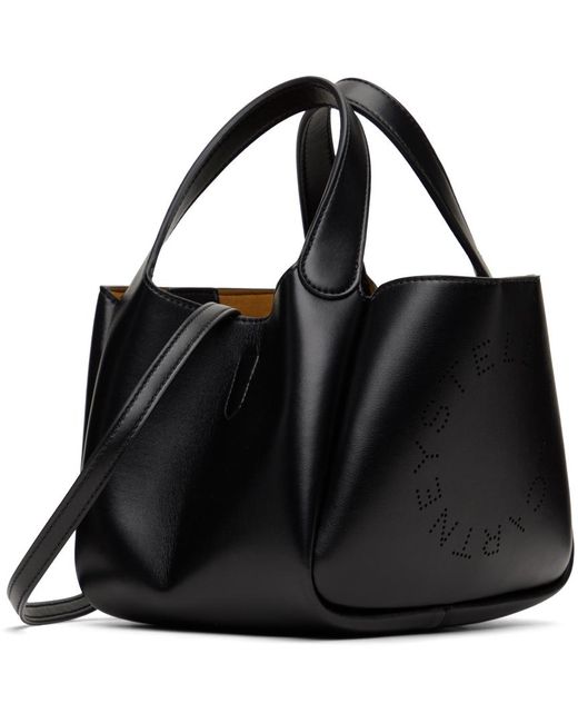 Stella McCartney Black Logo Bucket Bag