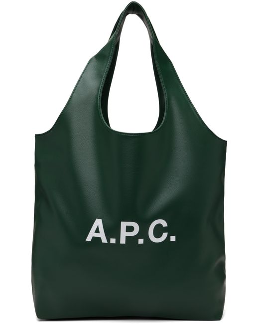 A.P.C. Green Ninon Tote for men