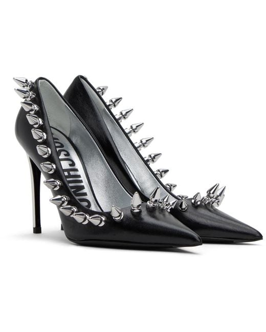Black heels with spikes online