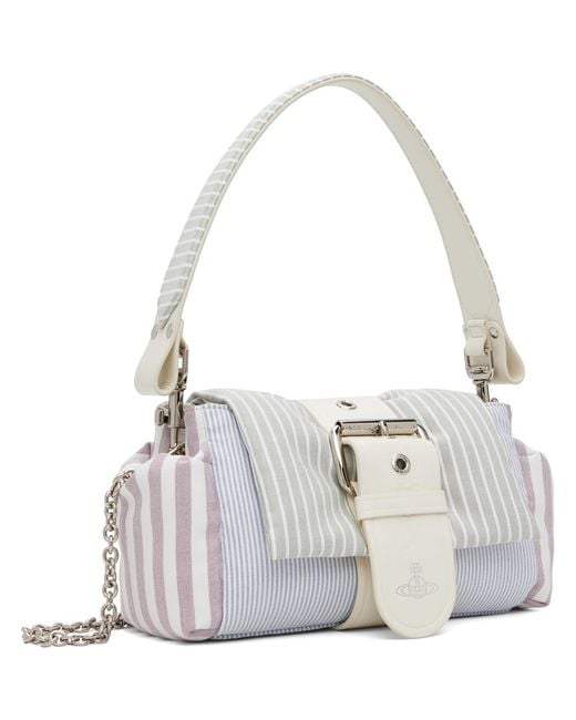 Vivienne Westwood White Hazel Treasure Hand Bag