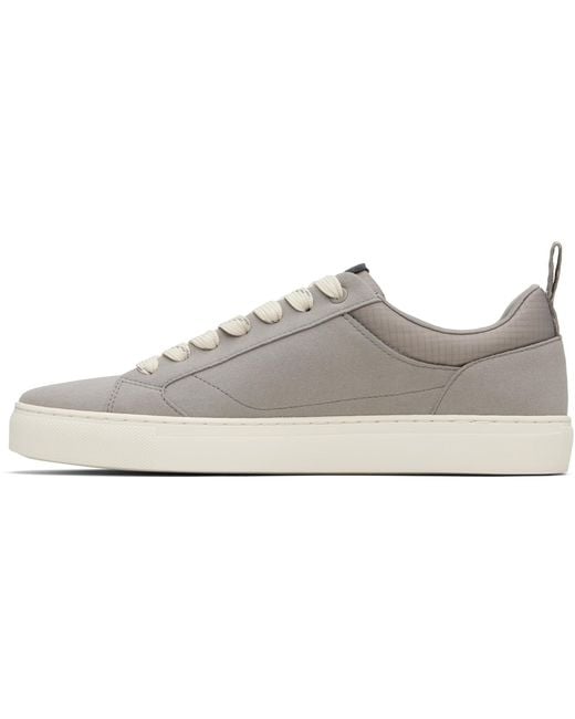 HUGO Black Faux Suede Sneakers for men