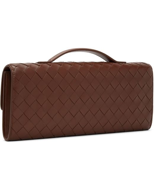 Bottega Veneta Black Andiamo Clutch