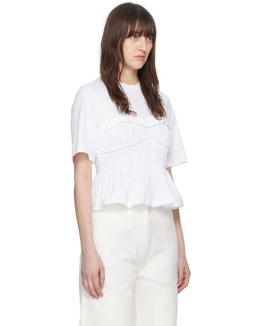 T-shirt vilde blanc CECILIE BAHNSEN en coloris White