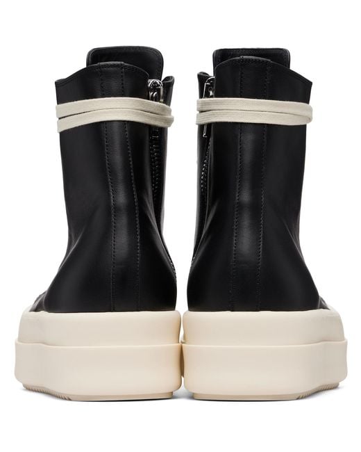 Rick Owens Black Tower Mega Bumper Sneaks Sneakers for men