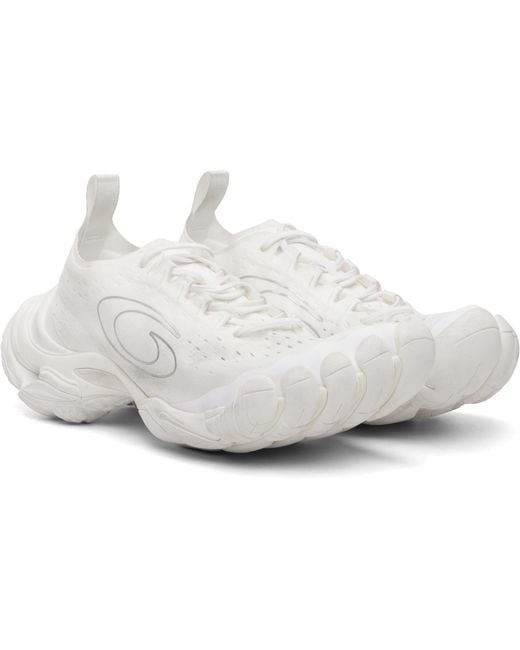Balenciaga White Anatomic Runner Sneakers for men