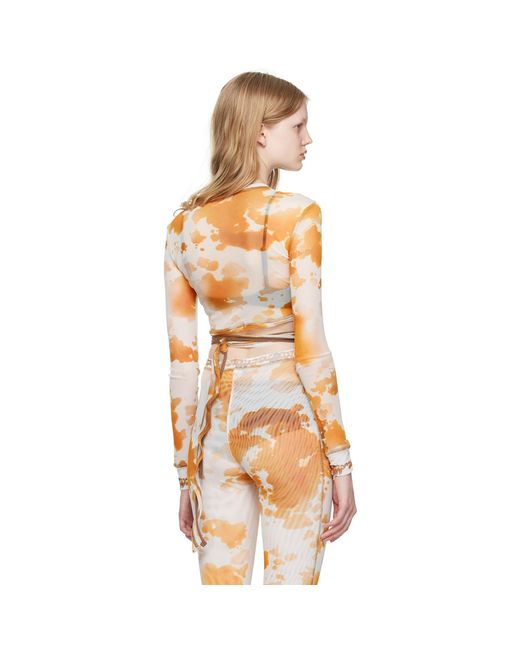 OTTOLINGER Ssense Exclusive Orange Long Sleeve T-shirt