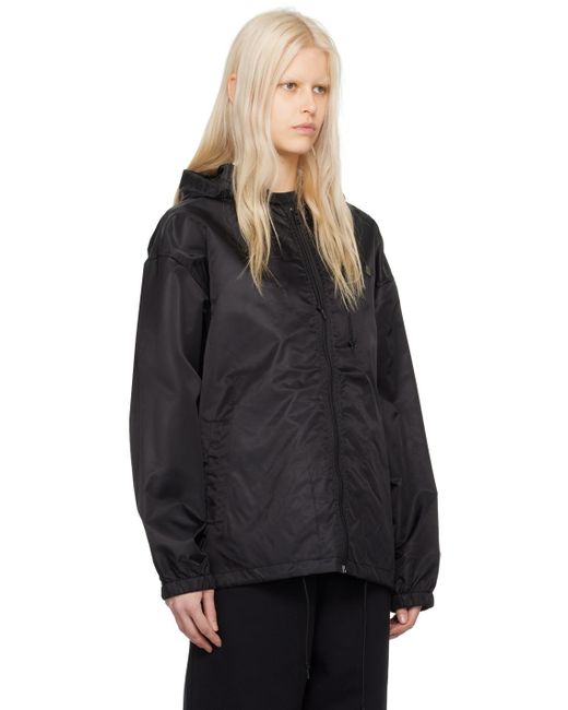 Acne Black Hooded Jacket