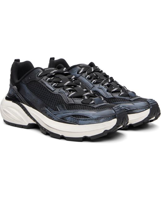 Represent Blue Storm Torn Sneakers for men