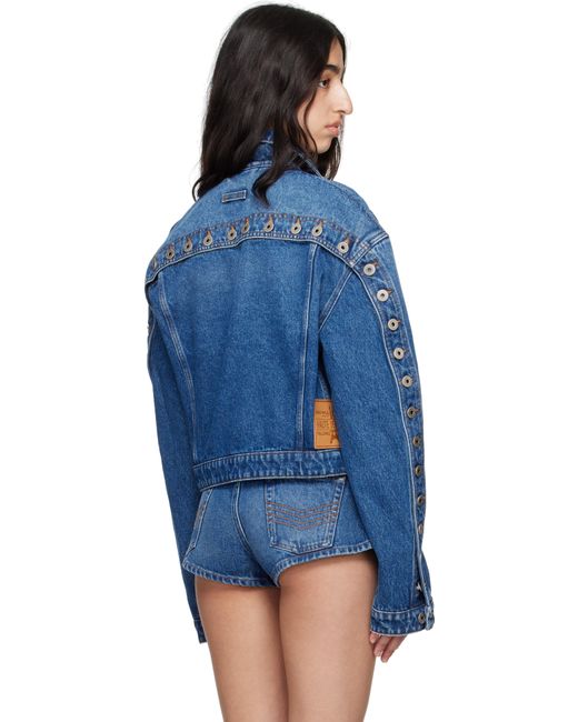 Jean Paul Gaultier ブルー 'The Buttoned' デニムジャケット Blue