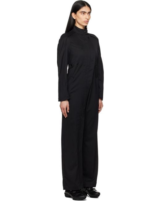 Kiko Kostadinov ブラック Avia ジャンプスーツ Black