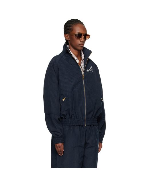 Willy Chavarria Blue Ruff Rider Track Jacket