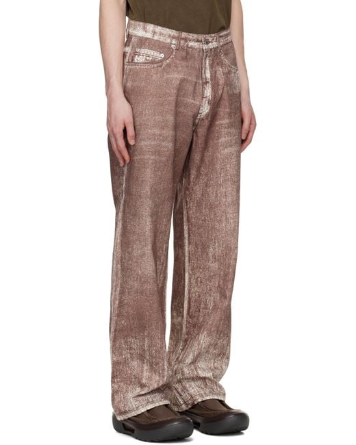 CAMPERLAB Multicolor Paint Print Jeans for men