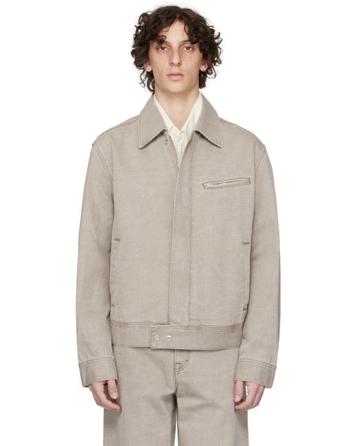 Our Legacy Multicolor Miller Denim Jacket for men