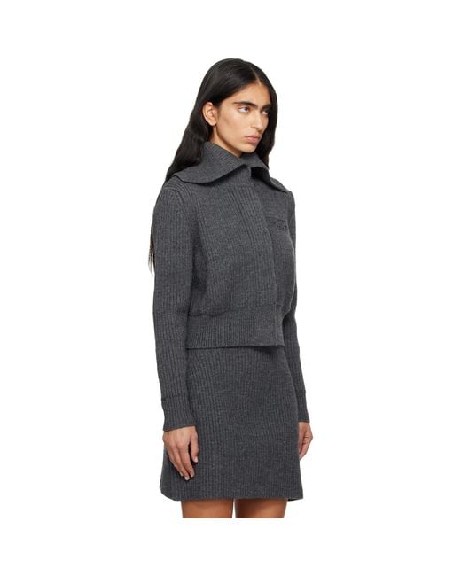 Givenchy Black Wool Cardigan