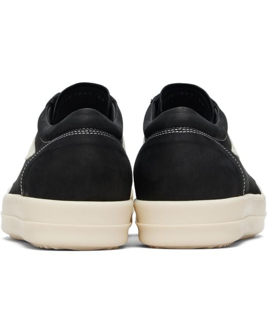 Rick Owens Black Concordians Vintage Sneaks Sneakers for men