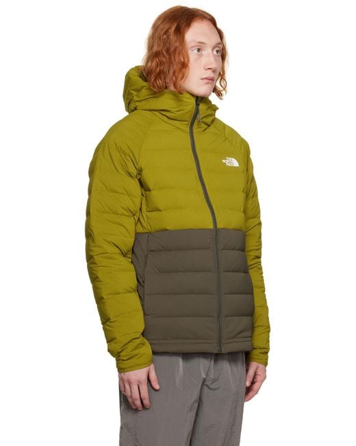 The North Face Green & Gray Belleview Stretch Down Jacket for men