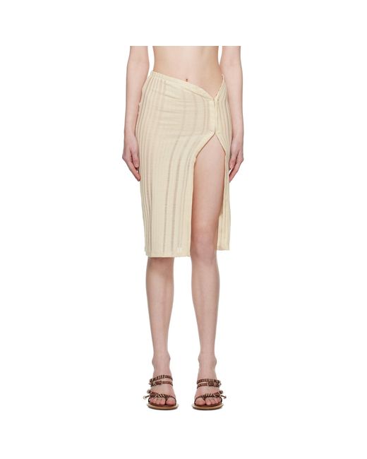 Jade Cropper Multicolor Hook-Eye Midi Skirt