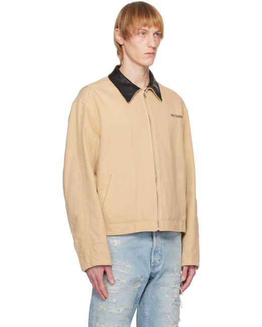 we11done Oversized Work Jacket in Blue for Men | Lyst