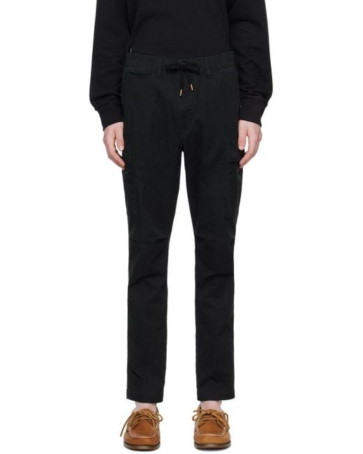 Polo Ralph Lauren Black Slim-fit Cargo Pants for men