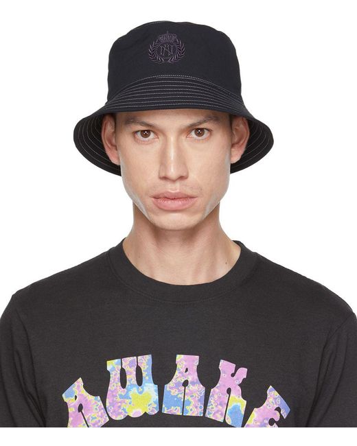 AWAKE NY Embroidered Bucket Hat in Black for Men Lyst