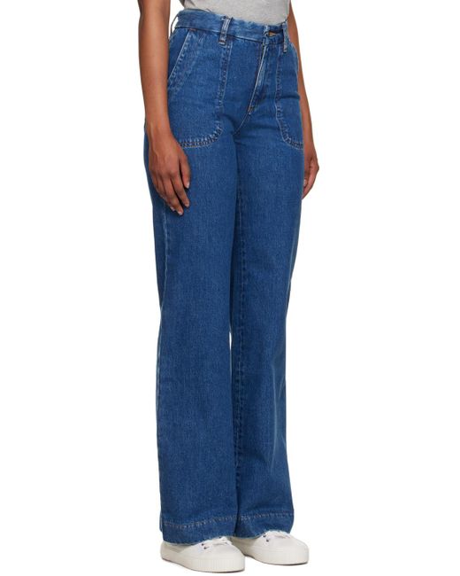 A.P.C. Blue . Indigo Seaside Jeans