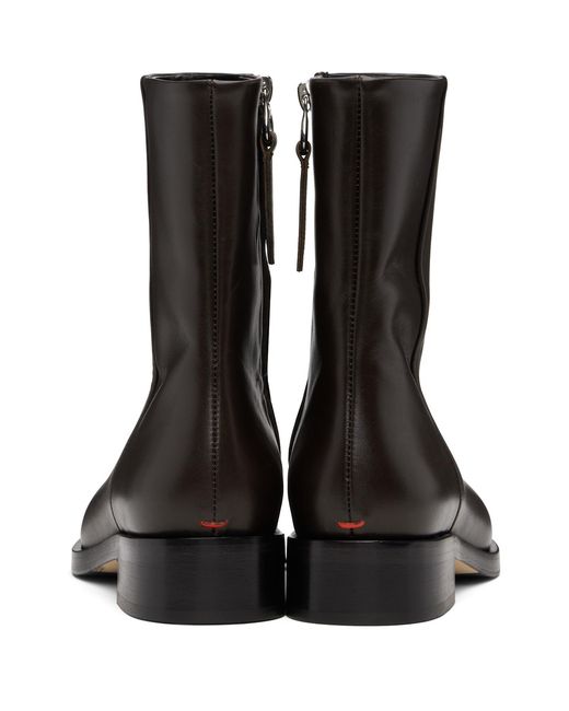Aeyde Brown Vincent Boots
