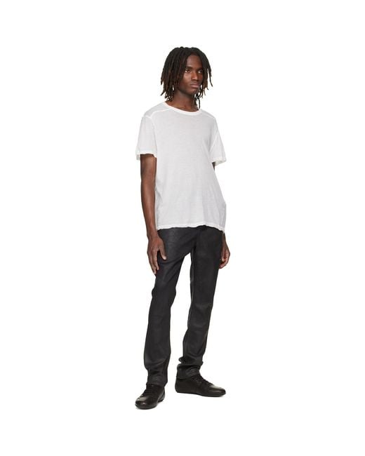 Rick Owens Black Temple Detroit Cut Jeans for men
