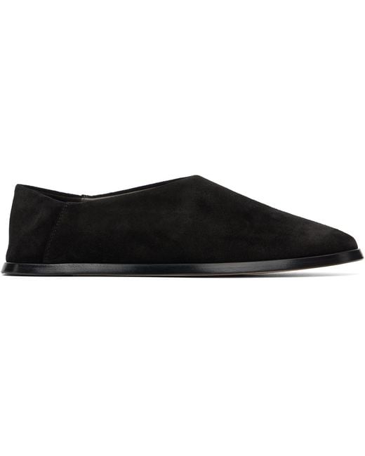 Fear Of God Black Slip On Loafers