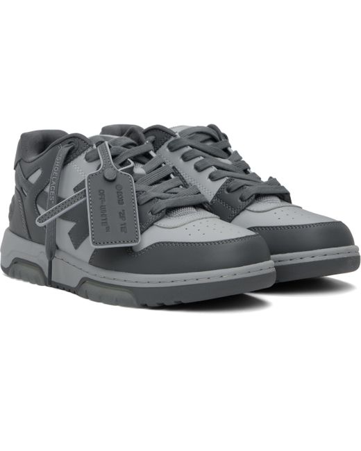 メンズ Off-White c/o Virgil Abloh グレー Out Of Office スニーカー Black