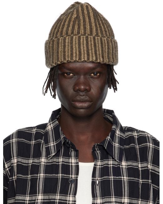 mfpen Brown Stage Beanie for men