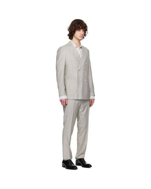 Boss Black Pinstripe Suit for men