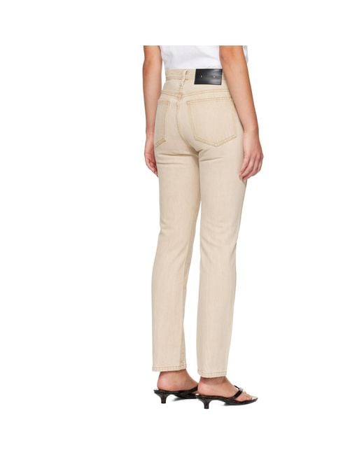 Khaite Natural Finley Jeans
