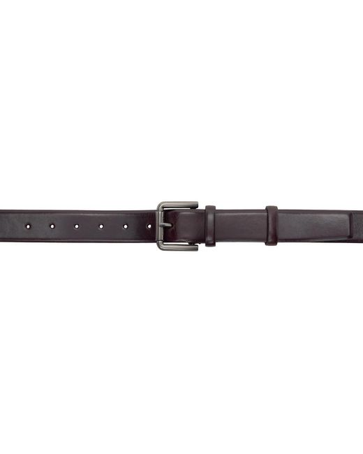 Max Mara Black Nappa Leather Belt
