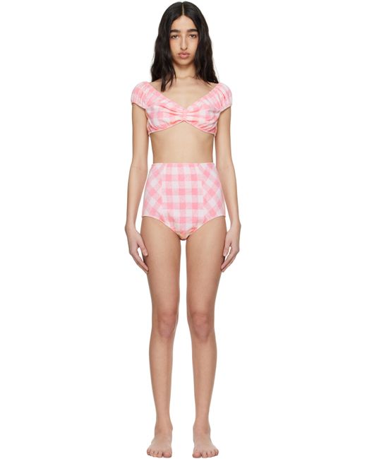Anna Sui Black High Waisted Bikini