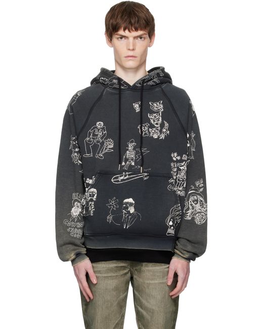 Pull À Capuche Thompson Noir À Images À Logo Cout de la Liberte pour homme en coloris Black